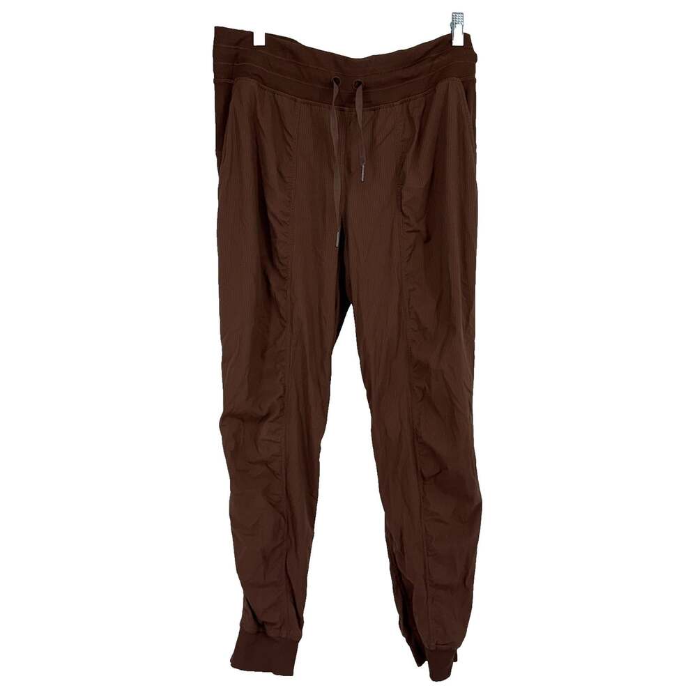 Lululemon Women 12 Dance Studio Jogger Pant Mid Rise Roasted Brown Activewear
